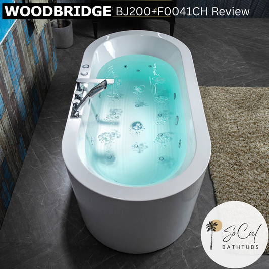 Product Review: Woodbridge BJ200+F0041CH 66.5" Freestanding Whirlpool and Air Tub with Integrated Faucet