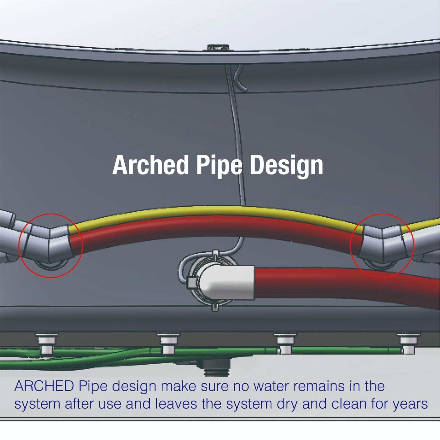 71" Combo Jet Freestanding Bathtub with Air Bubble & Whirlpool
