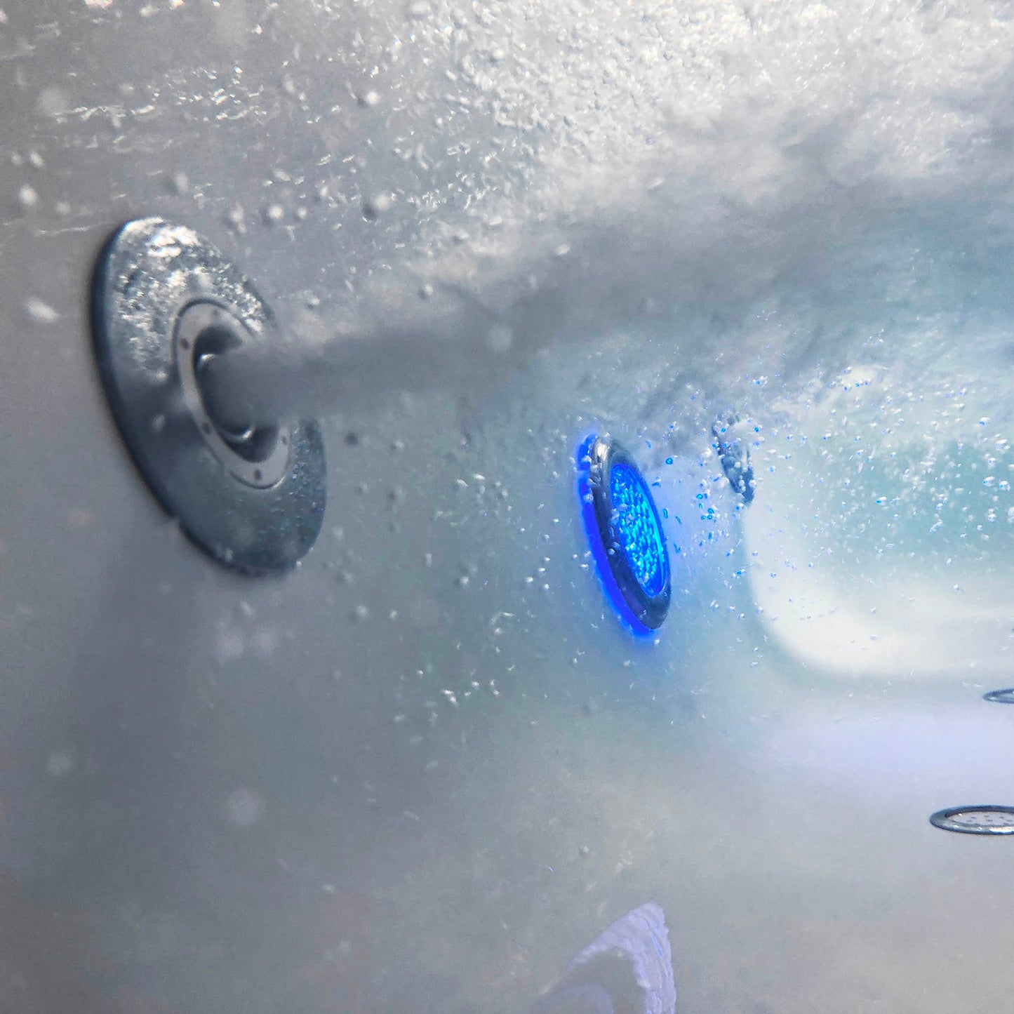 71" Combo Jet Freestanding Bathtub with Air Bubble & Whirlpool