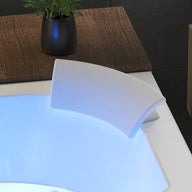 Empava EMPV-59PRO03 59"L X 59"W X 25"H Corner Whirlpool Bathtub with Air Jets & Heater