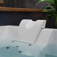 EMPV-71PRO02 Empava 71" L X 51" W X 26" H 2-Person Freestanding Whirlpool & Air Bathtub with Heater