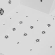 EMPV-71PRO02 Empava 71" L X 51" W X 26" H 2-Person Freestanding Whirlpool & Air Bathtub with Heater