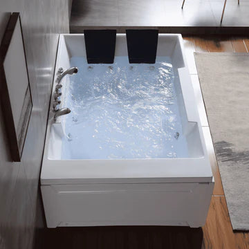 Luxurious Relaxation Awaits: The 72" Empava 2-Person Whirlpool Tub