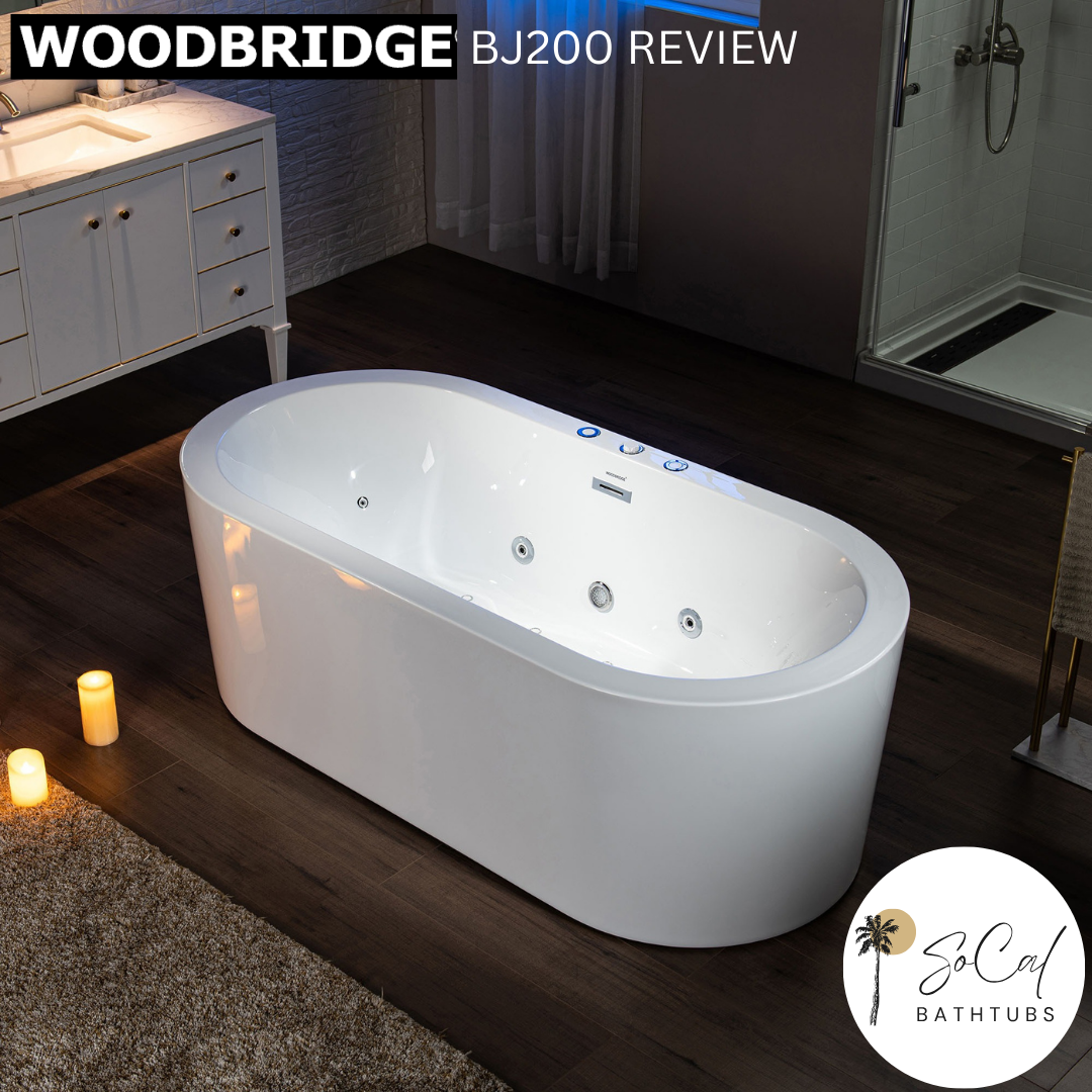 Product Review: Woodbridge BJ200 66.5" Freestanding Whirlpool & Air Combo Massage Tub with Heater