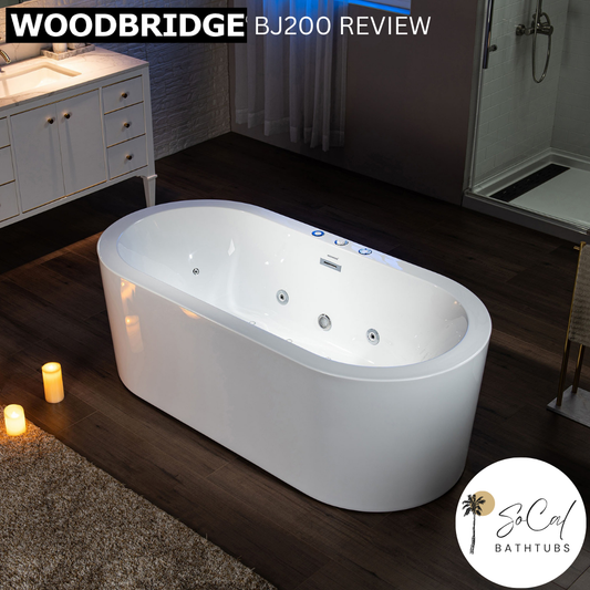 Product Review: Woodbridge BJ200 66.5" Freestanding Whirlpool & Air Combo Massage Tub with Heater