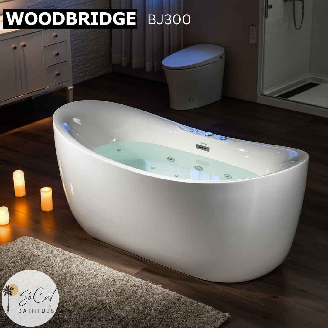 Product Review: Woodbridge BJ300 71" Freestanding Whirlpool and Air Combo Massage Heated Bathtub