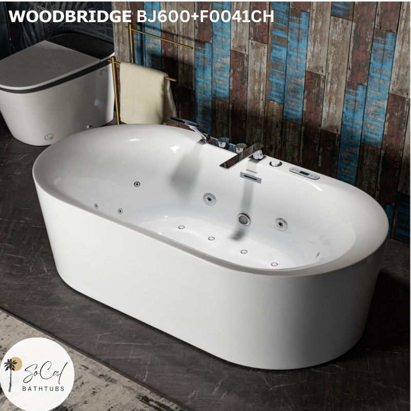 Product Review: Woodbridge BJ600+F0041CH 72" Freestanding Whirlpool and Air Tub with Integrated Faucet