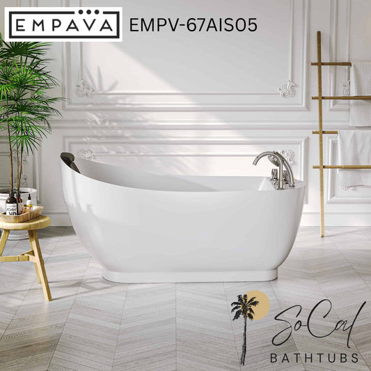 Product Review: Empava 67AIS05 Whirlpool Bathtub – Spa-Level Comfort in a Sleek, Right-Drain Design
