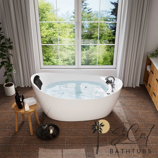 Empava 67AIS02 Whirlpool Bathtub Review: A Stylish 67" Freestanding Tub with Jet Massage and Faucet Included