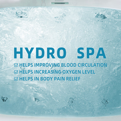 Woodbridge BJ600 | 72" Deep Soaking Jetted Tub | Heated Combo & Adjustable Blower