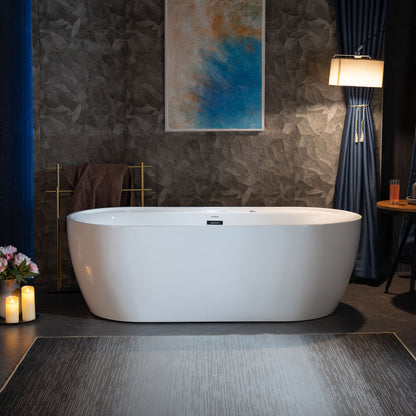 Woodbridge BJ500 72" Heated Whirlpool & Air Tub | SoCal Bathtubs