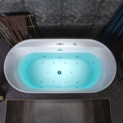 Woodbridge BJ500 72" Heated Whirlpool & Air Tub | SoCal Bathtubs