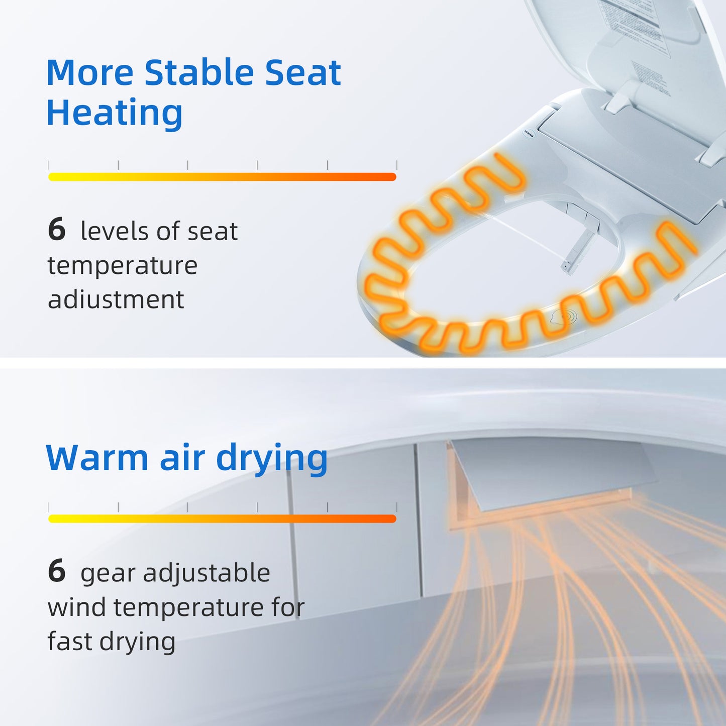 WOODBRIDGE T-0080 | One-Piece Smart Bidet Toilet | with Auto Open/Close, Child Wash, ADA Chair Height & 1000g MaP Dual Flush