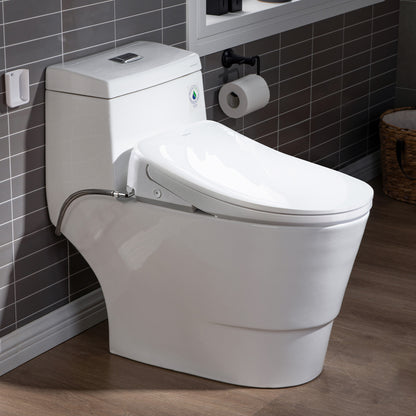 WOODBRIDGE T-0078 | One-Piece Smart Bidet Toilet | with Auto Open/Close, Child Wash, Chair Height & 1000g MaP Dual Flush