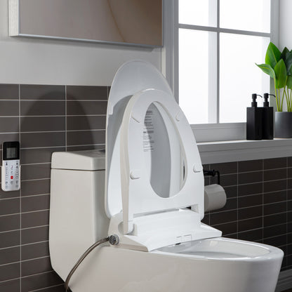 WOODBRIDGE T-0041 | One-Piece Smart Bidet Toilet | with Heated Seat, Warm Air Dryer & LED Night Light