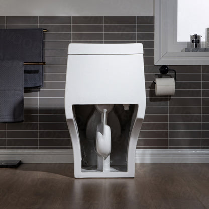 WOODBRIDGE T-0041 | One-Piece Smart Bidet Toilet | with Heated Seat, Warm Air Dryer & LED Night Light