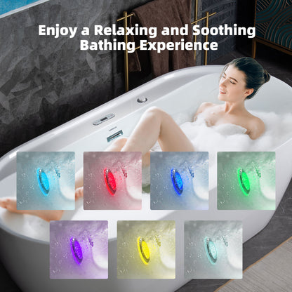 Woodbridge BJ500 72" Heated Whirlpool & Air Tub | SoCal Bathtubs