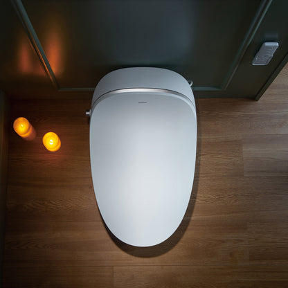WOODBRIDGE LT610 | Smart Bidet Toilet | Hands-Free Auto Open/Close, Auto Flush & Heated Seat | Night Light