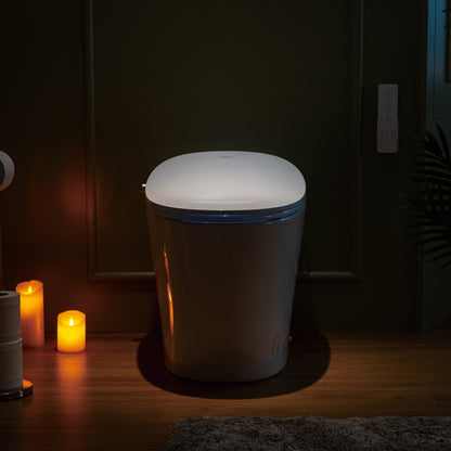 WOODBRIDGE LT610 | Smart Bidet Toilet | Hands-Free Auto Open/Close, Auto Flush & Heated Seat | Night Light