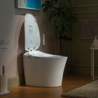 WOODBRIDGE LT610 | Smart Bidet Toilet | Hands-Free Auto Open/Close, Auto Flush & Heated Seat | Night Light