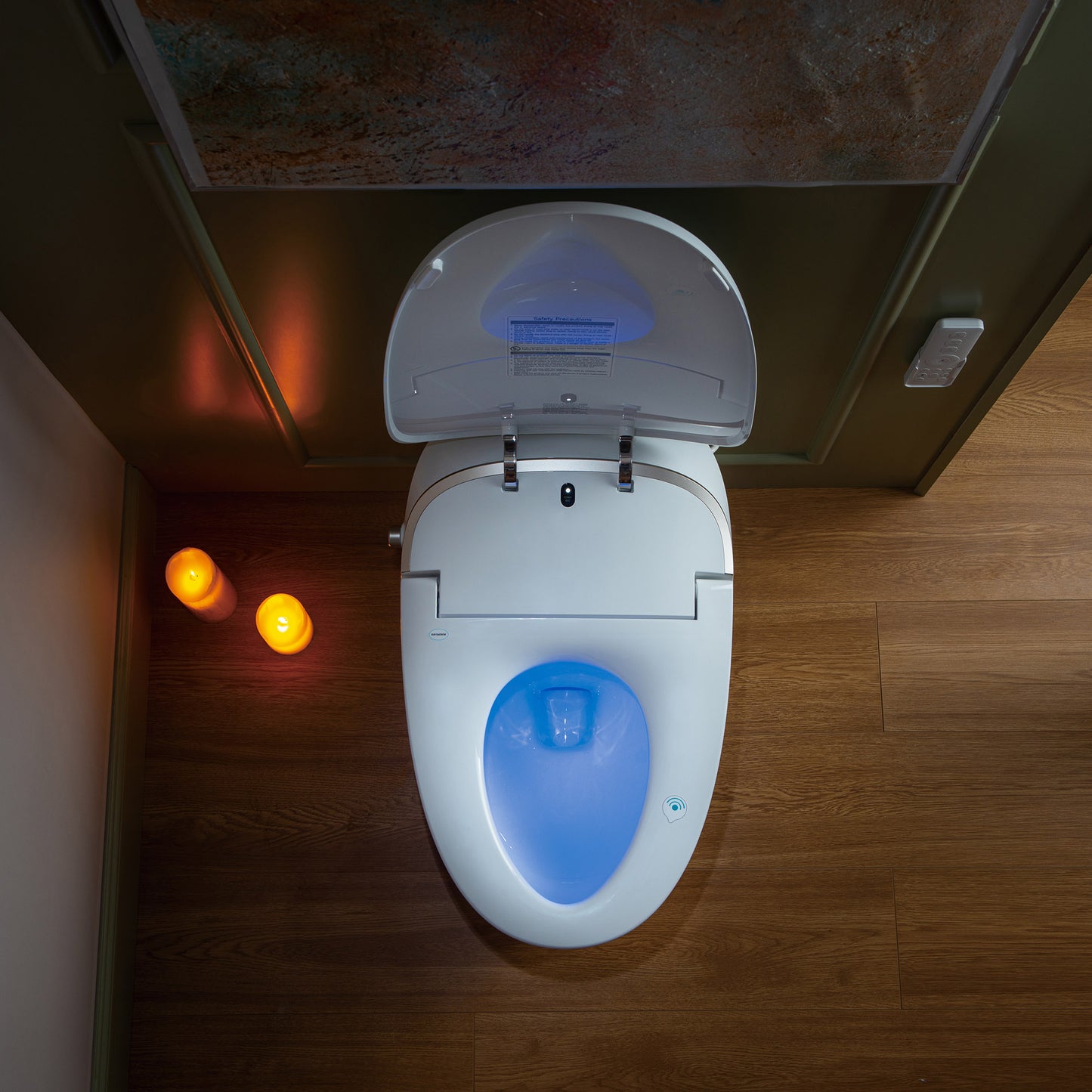 WOODBRIDGE LT610 | Smart Bidet Toilet | Hands-Free Auto Open/Close, Auto Flush & Heated Seat | Night Light