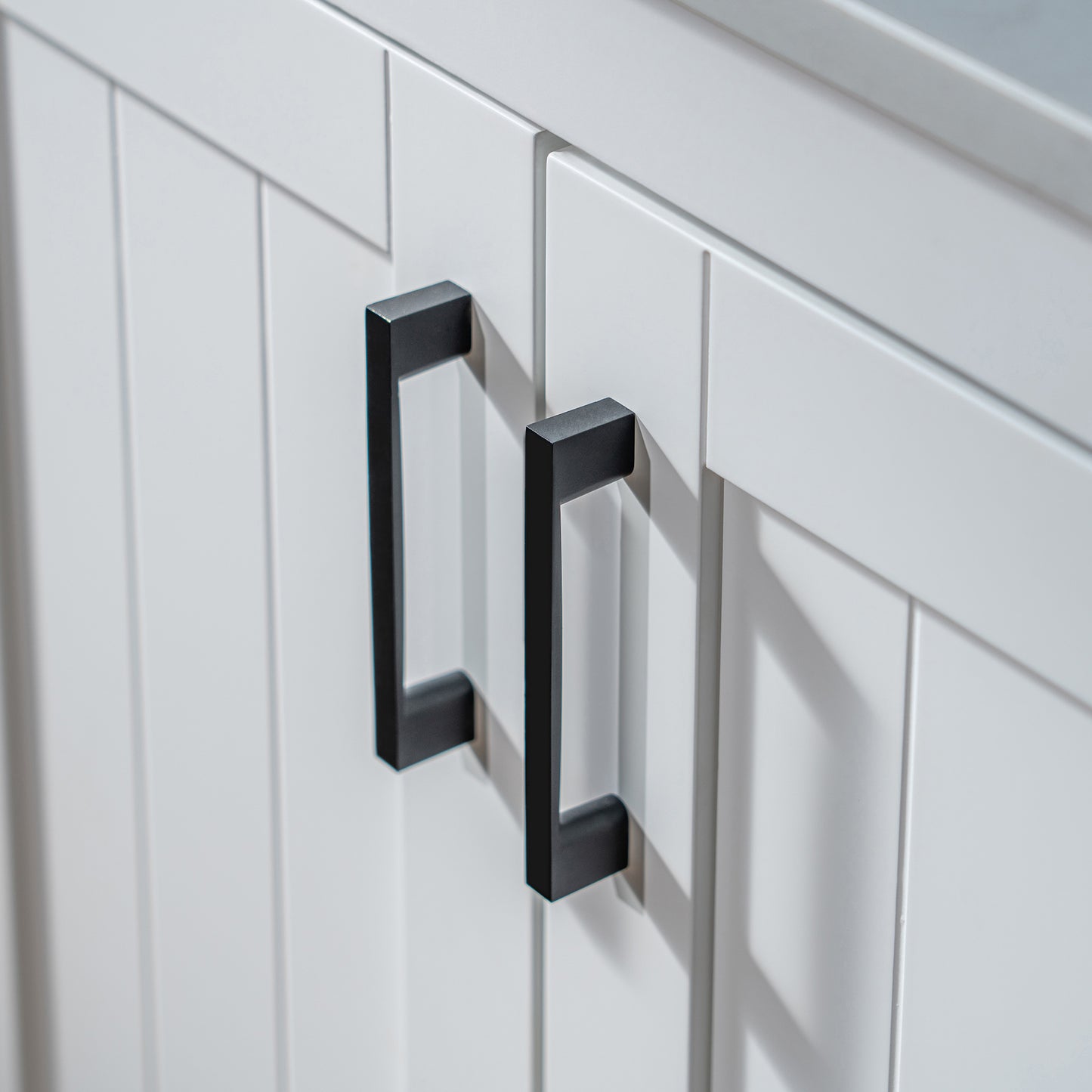 WOODBRIDGE | Freestanding Bathroom Vanity | with Stone Top, Undermount Rectangle Sink, Rubberwood Cabinet & White Finish