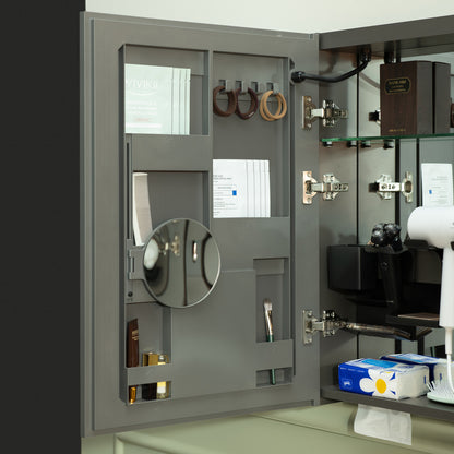 WOODBRIDGE | Smart Medicine Cabinet | with LED Lighting, Anti-Fog Mirror & Compact Bathroom Storage