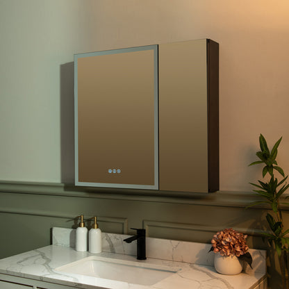 WOODBRIDGE | Smart Medicine Cabinet | with LED Lighting, Anti-Fog Mirror & Compact Bathroom Storage