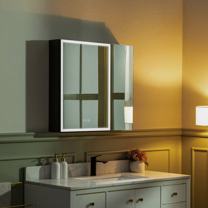 WOODBRIDGE | Smart Medicine Cabinet | with LED Lighting, Anti-Fog Mirror & Compact Bathroom Storage