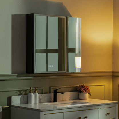 WOODBRIDGE | Smart Medicine Cabinet | with LED Lighting, Anti-Fog Mirror & Compact Bathroom Storage