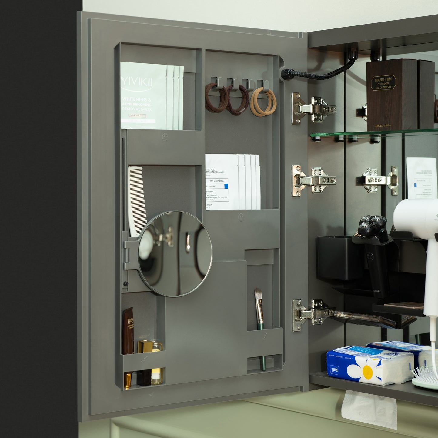 WOODBRIDGE | Smart Medicine Cabinet | with LED Lighting, Anti-Fog Mirror & Compact Bathroom Storage