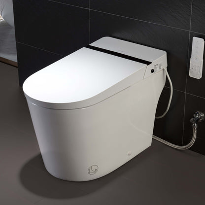 Best Seller WOODBRIDGE B0990S | Smart Bidet Toilet | Automatic Flush & Hands-Free Open/Close | Heated Seat & Remote