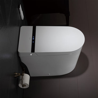 Best Seller WOODBRIDGE B0990S | Smart Bidet Toilet | Automatic Flush & Hands-Free Open/Close | Heated Seat & Remote