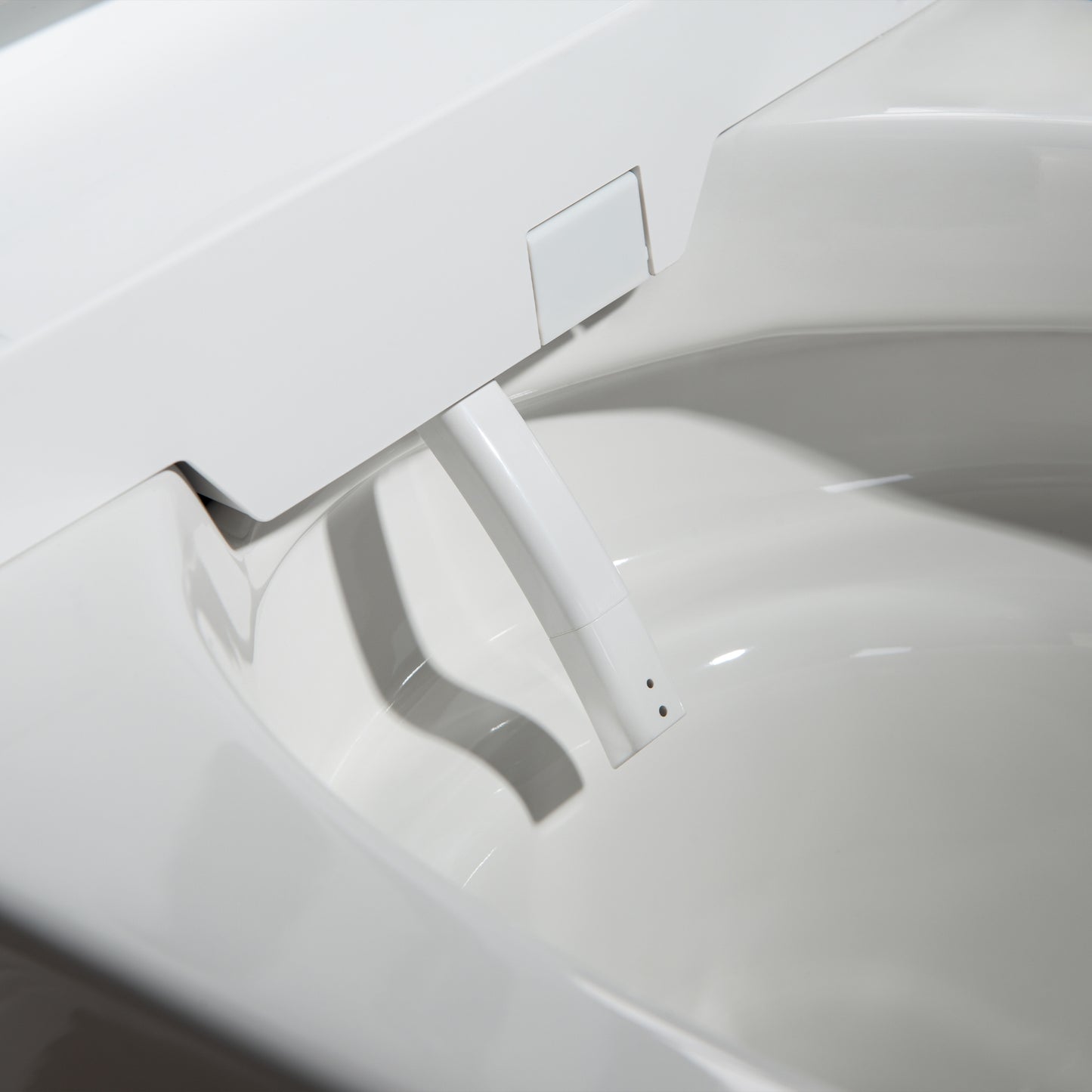 WOODBRIDGE EBT470 | Smart Bidet Toilet | Foot Sensor Auto Open/Close & Quiet Flush | Warm Air Dryer| Nightlight