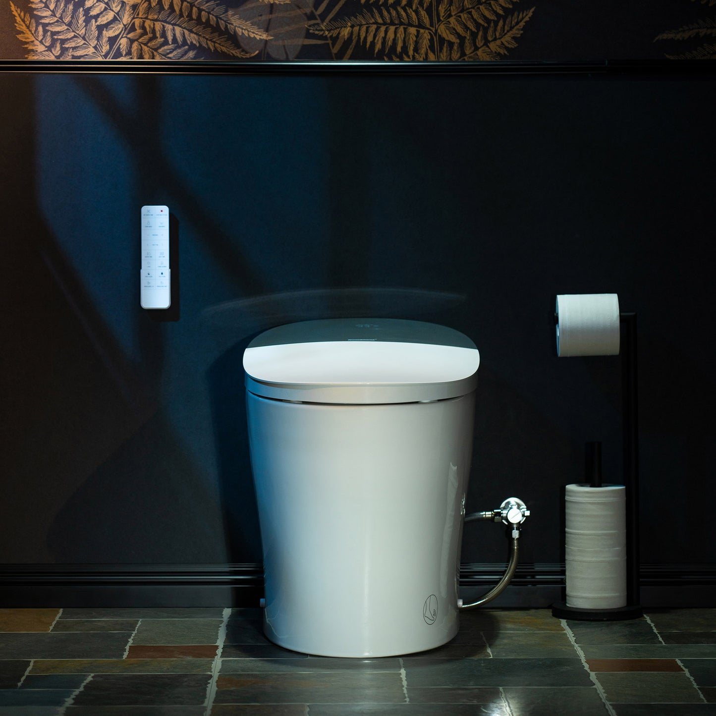 WOODBRIDGE EBT230 | Smart Bidet Toilet | Auto Open & Close with Foot Sensor | Hands-Free Auto Flush with Heated Seat