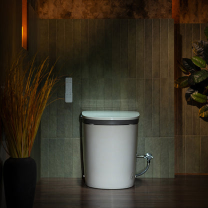 WOODBRIDGE EBT350 | ADA-Compliant Smart Bidet Toilet | Automatic Open/Close Lid | Heated Seat | Auto Flush