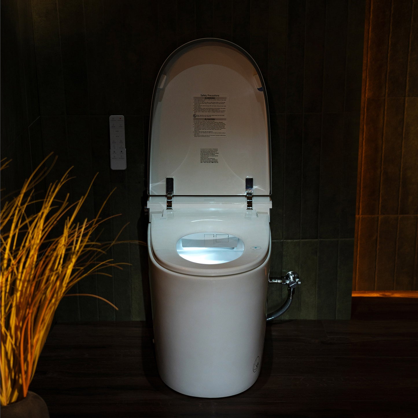 WOODBRIDGE EBT350 | ADA-Compliant Smart Bidet Toilet | Automatic Open/Close Lid | Heated Seat | Auto Flush