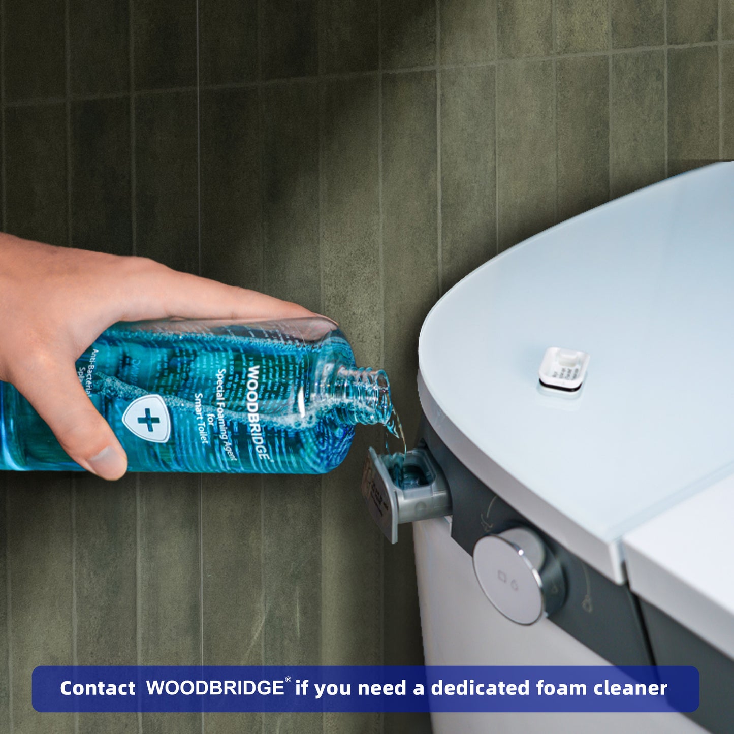 WOODBRIDGE EBT350 | ADA-Compliant Smart Bidet Toilet | Automatic Open/Close Lid | Heated Seat | Auto Flush