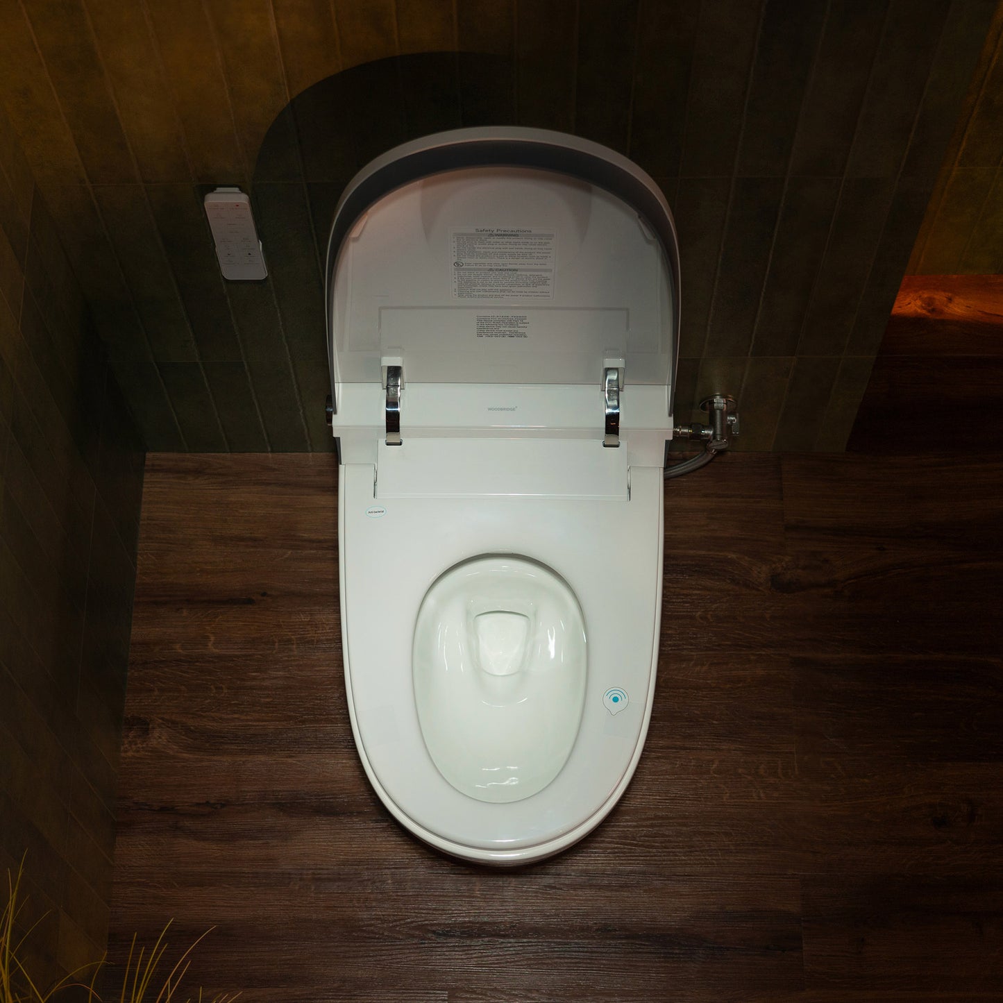 WOODBRIDGE EBT350 | ADA-Compliant Smart Bidet Toilet | Automatic Open/Close Lid | Heated Seat | Auto Flush