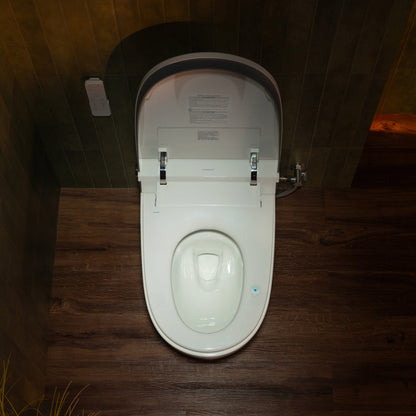 WOODBRIDGE EBT350 | ADA-Compliant Smart Bidet Toilet | Automatic Open/Close Lid | Heated Seat | Auto Flush