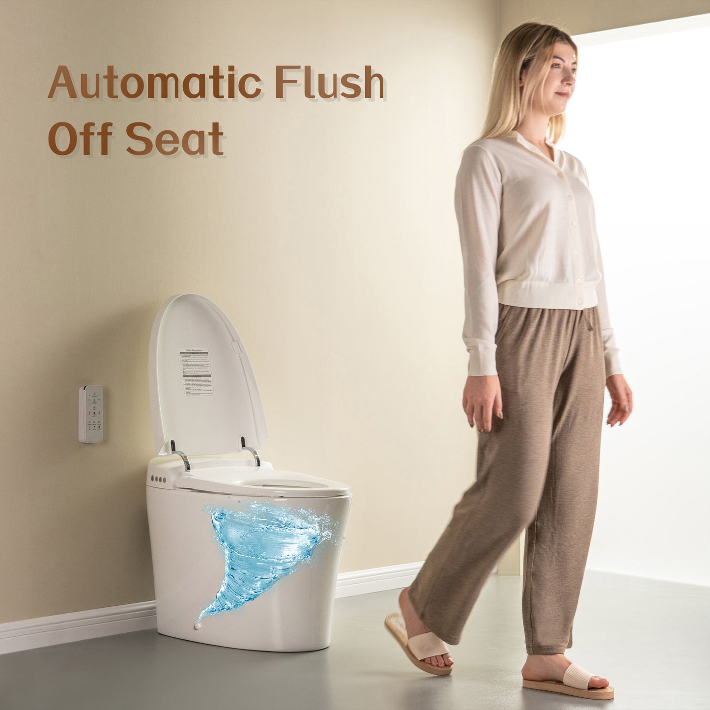 WOODBRIDGE B0970S-3.0 | Smart Bidet Toilet | Auto Flush | Heated Seat & Foot Sensor