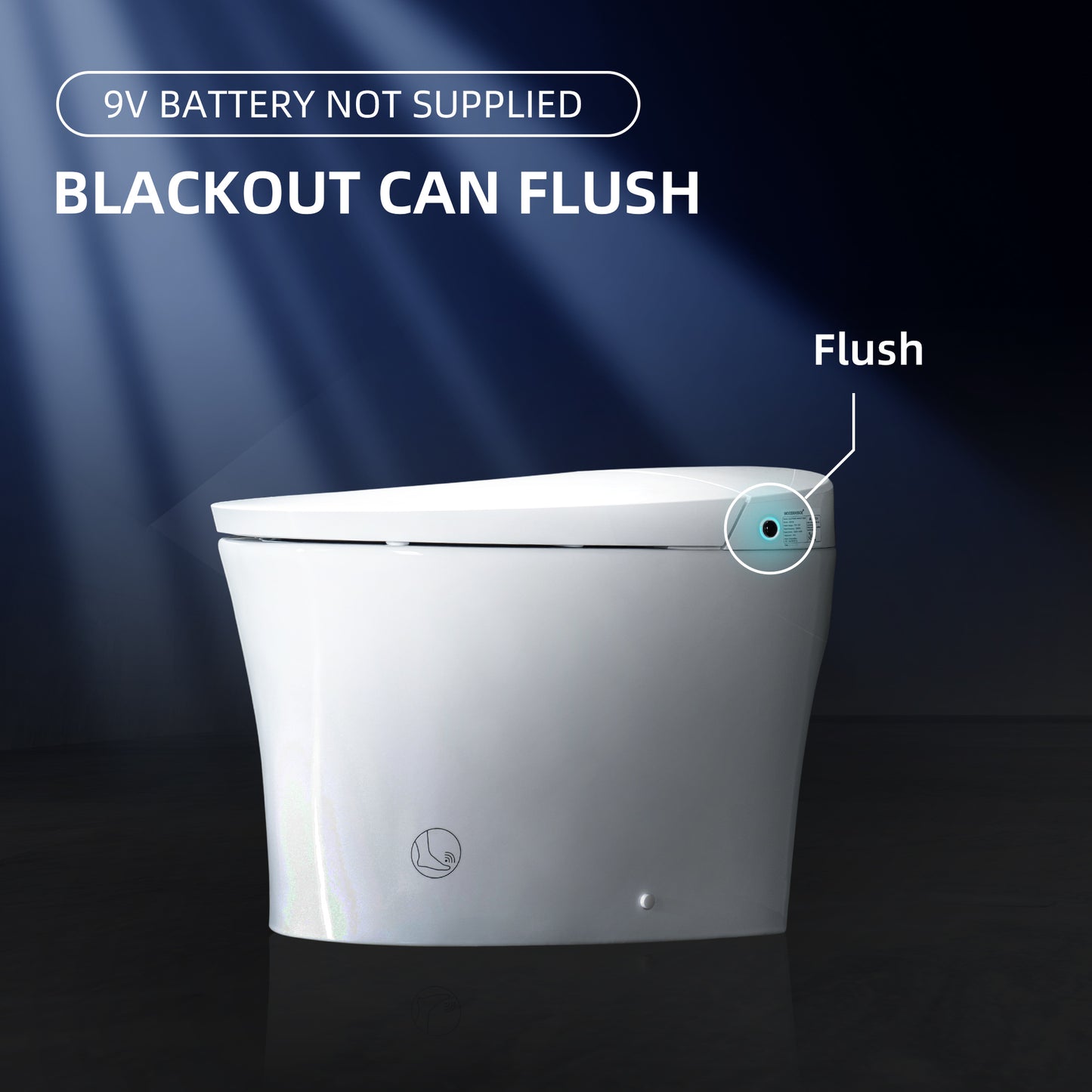 WOODBRIDGE B0970S-3.0 | Smart Bidet Toilet | Auto Flush | Heated Seat & Foot Sensor