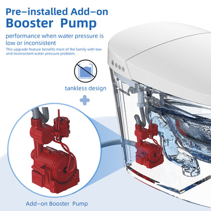 WOODBRIDGE B0970S-3.0 | Smart Bidet Toilet | Auto Flush | Heated Seat & Foot Sensor