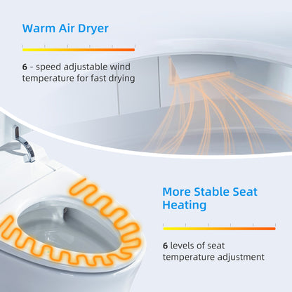 WOODBRIDGE B0970S-3.0 | Smart Bidet Toilet | Auto Flush | Heated Seat & Foot Sensor