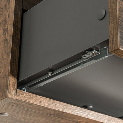 WOODBRIDGE | Wall-Mounted Floating Bathroom Vanity | with Glossy White Resin Top & Rose Wood Cabinet