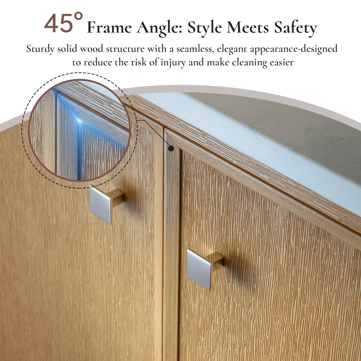 WOODBRIDGE 37" | Single Sink Bathroom Vanity | Engineered Stone Top, Solid Wood Frame, Soft-Close Drawers