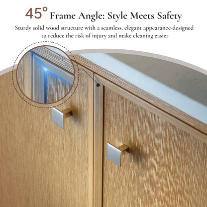 WOODBRIDGE 37" | Single Sink Bathroom Vanity | Engineered Stone Top, Solid Wood Frame, Soft-Close Drawers