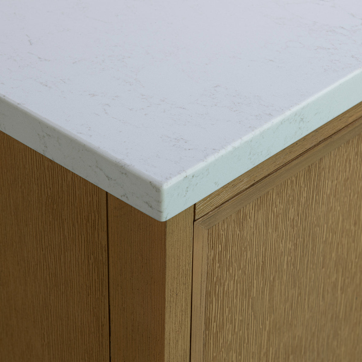 WOODBRIDGE 37" | Single Sink Bathroom Vanity | Engineered Stone Top, Solid Wood Frame, Soft-Close Drawers