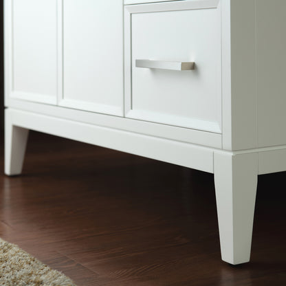 WOODBRIDGE 37" | Single Sink Bathroom Vanity | Engineered Stone Top, Solid Wood Frame, Soft-Close Drawers
