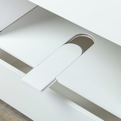 WOODBRIDGE 37" | Single Sink Bathroom Vanity | Engineered Stone Top, Solid Wood Frame, Soft-Close Drawers